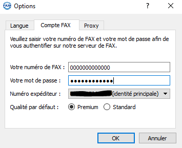 Fax manager options