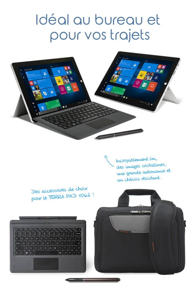 tablette terra pad 1062 et accessoires